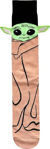 STAR WARS Baby Yoda - Calcetines para adultos con orejas bordadas