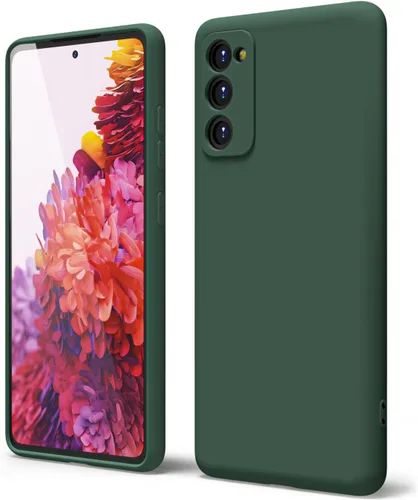 Miniatura 93 de oakxco Funda para teléfono Samsung Galaxy S21 Ultra con agarre de silicona líquida, bonita funda delgada y delgada de goma suave de TPU lisa