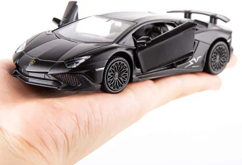 Miniatura 6 de TGRCM-CZ Modelo de coche a escala 1/36 Lamborghini Aventador LP770-4 de fundición, coche de juguete de aleación de zinc para niños, coche de juguete