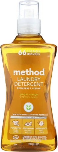 Miniatura 15 de Method Detergente líquido para lavandería; aroma a salvia de playa, removedor de manchas; 66 cargas por botella de 53.5 onzas; (paquete de 1)