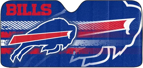 Miniatura 9 de Fanmats Parasol Solar Automático para Parabrisas de la NFL, Protector Solar Visera Solar Acordeón Tri-plegable para Almacenamiento 59" x 29.5