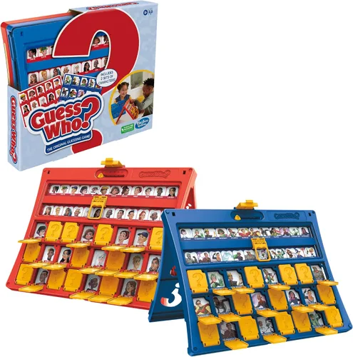 Miniatura 12 de Hasbro Gaming Adivina quién? Marco original, fácil de cargar, hoja de personajes de doble cara, juegos de mesa para 2 jugadores para niños