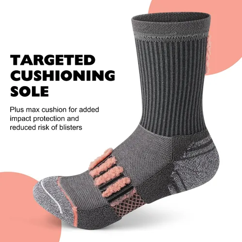 Miniatura 4 de Amutost Calcetines acolchados para mujer, 5 pares