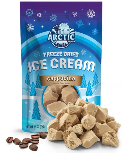 Miniatura 74 de Arctic Farms Trozos de Helado Liofilizado a Granel - No se Derrite (Mantequilla de Maní) (1 libra)
