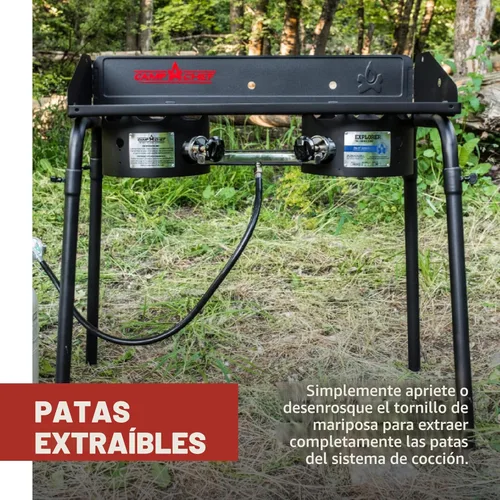 Miniatura 7 de Camp Chef EX60LW Explorer - Estufa de cocina modular para acampar al aire libre con 2 quemadores