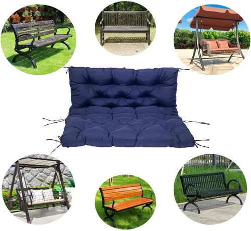Miniatura 4 de Cojines de asiento de repuesto para jardín al aire libre, impermeables para porche, muebles de jardín, patio