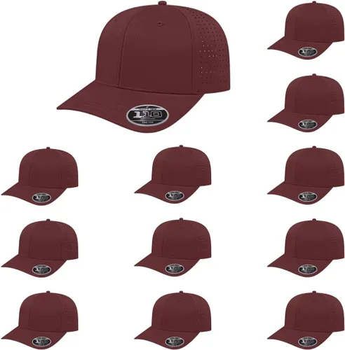 Miniatura 59 de Cap America i8533 Flexfit 110 Gorra Snapback Perforada de Rendimiento de Perfil Medio de 6 Paneles con Protección UV y Snapback Ajustable
