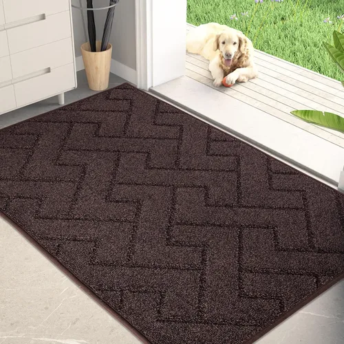 Miniatura 34 de PURRUGS Alfombra de fácil cuidado de 6 x 9 pies, antideslizante, lavable a máquina, tapete para puerta de perro, resistente a las manchas