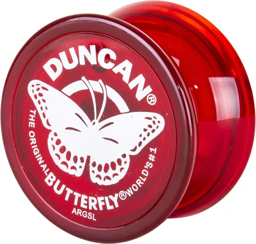 Miniatura 2 de Duncan Toys Butterfly Yo-Yo, Yoyó para principiantes con cuerda, eje de acero y cuerpo de plástico, rojo