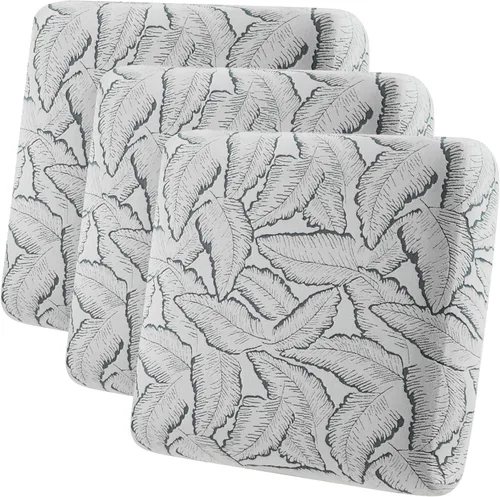 Miniatura 24 de Fuloon Fundas de cojín impermeables para asiento 2 piezas, fundas elásticas para cojín de sofá, fundas para sofá, protector de muebles lavable