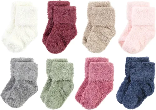 Miniatura 26 de Hudson Baby - Calcetines de algodón para bebés recién nacidos y Terry para niñas bebés