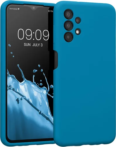 Miniatura 62 de kwmobile Funda compatible con Samsung Galaxy A13 4G - Funda delgada de silicona TPU - Acabado suave al tacto - Amarillo radiante