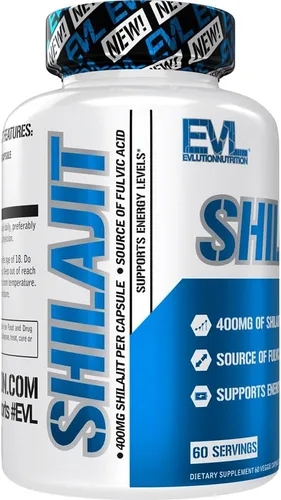 Miniatura 4 de Evlution Nutrition Shilajit - Apoyo energético - 400 mg de extracto de shilajit - Suplemento de ácido fúlvico - Cápsulas vegetarianas