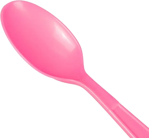 Miniatura 3 de Karat U2033 (rosa) 6.1 pulgadas PP Cuchara desechable extra pesada, rosa (paquete de 1000)