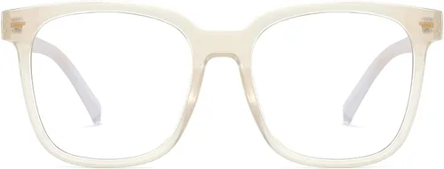 Miniatura 6 de PANNER Gafas cuadradas de gran tamaño con bloqueo de luz azul para mujeres y hombres, antirreflejos, reducen la fatiga ocular, gafas de computadora