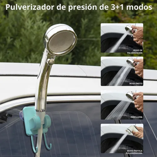 Miniatura 6 de Portable Hot Shower for Camping Shower Tent Kit, 1000W Immersion Heater, Rechargeable Camping Shower Pump, Pop Up Shower Tent with 6.6 Gallons Kit