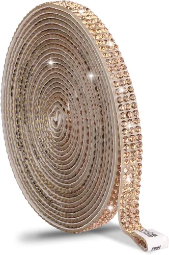 Miniatura 8 de Cinta de cristal autoadhesiva, calcomanías de diamantes de imitación para envoltura de regalos, manualidades, proyectos de decoración, bodas