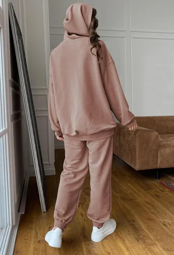 Miniatura 4 de Fixmatti Sudaderas con capucha para mujer, sudadera de manga larga, pantalón deportivo, 2 piezas