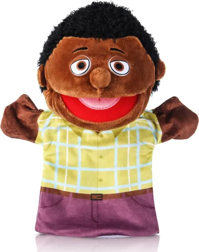 Miniatura 21 de 1 pieza de marionetas de mano familiares de 12 pulgadas, abuelos, mamá y papá, hermano y hermana, marionetas de mano de peluche para niños, juguetes