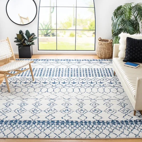 Miniatura 26 de SAFAVIEH Tulum Collection - Alfombra decorativa de 2 x 3 pies, diseño marroquí bohemio envejecido, no desprende pelusa y fácil de limpiar, ideal