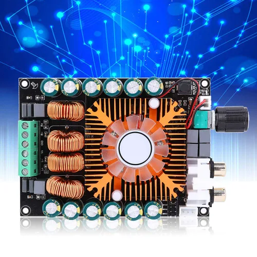 Miniatura 4 de Oumefar 160W+160W Digital Audio Power Amplificador Junta de dos canales estéreo inteligente amplificador de potencia HiFi para cine en casa