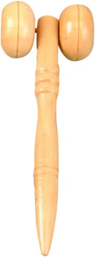 Rodillos de madera portátiles masajeadores cara mano pierna cabeza cuello espalda cintura masaje rueda palos para hombres mujeres