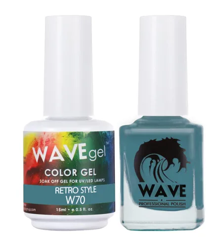 Miniatura 196 de WAVEGEL - Juego dúo de gel y esmalte de uñas a juego - Colección Simplicity - #P109 Blizzard I 0.5 onzas