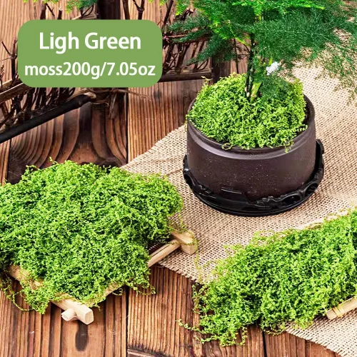 Miniatura 3 de Musgo verde falso para manualidades, musgo verde falso para plantas en maceta, plantas en maceta de imitación para decoración de manualidades, arte
