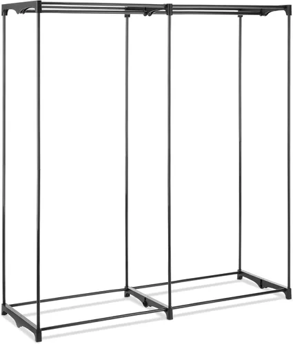 Miniatura 5 de Whitmor Armario de ropa portátil extra ancho - 60 pulgadas de ancho - Almacena ropa de temporada - Gris