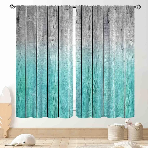 Miniatura 6 de Cortinas de puerta de granero, cortinas de madera rústica de granja, cabina de madera, tablón de madera, puerta de garaje de madera de granero