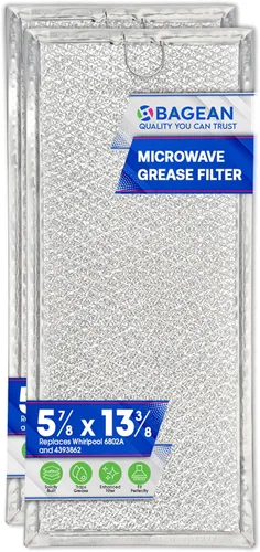 Miniatura 7 de Filtro de microondas de repuesto de 13.30 x 5.85 pulgadas para filtro de microondas 6802A 4393862 Whirlpool se adapta a varias marcas – Filtro