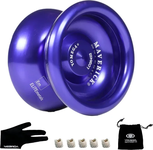 Miniatura 10 de Yomega Maverick - Yoyo profesional de metal de aluminio para niños y principiantes con rodamiento de bolas de tamaño C para trucos avanzados
