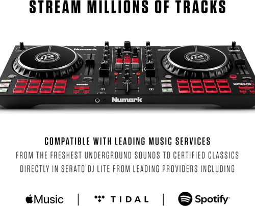 Miniatura 6 de Numark Mixtrack Pro FX Controlador Serato DJ con 2 cubiertas, mezclador, palas de efectos e interfaz de audio