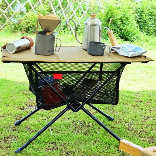 Miniatura 2 de Bolsa de malla colgante Organizador de equipo de camping al aire libre Bolsa de almacenamiento de mesa plegable Bolsa de almacenamiento de picnic