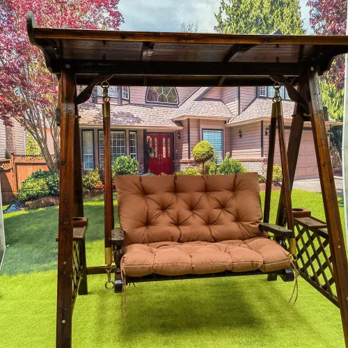 Miniatura 3 de Cojines de asiento de repuesto para jardín al aire libre, impermeables para porche, muebles de jardín, patio