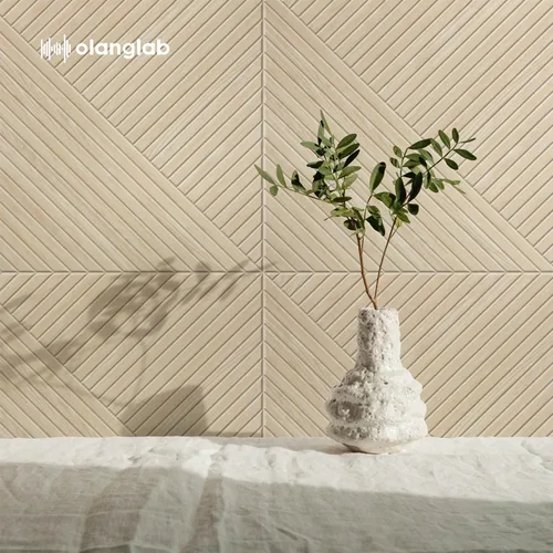 Miniatura 8 de Olanglab Paquete de 6 paneles de pared autoadhesivos, 23.6 x 23.6 pulgadas por panel, paneles de pared acústicos, arte de pared absorbente de sonido