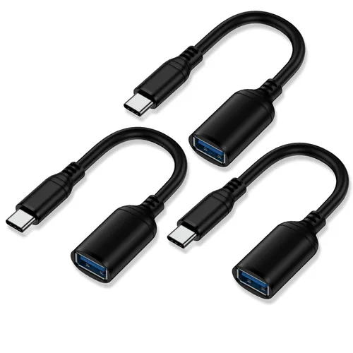 Miniatura 8 de Adaptador USB C a USB 3.0, USB tipo C macho a USB A hembra, cable OTG de 5 Gbps convertidor de alta velocidad OTG cable para Google Pixel 10a/10pro