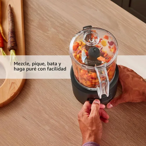Miniatura 5 de KitchenAid Go™ - Picadora de alimentos inalámbrica - batería vendida por separado, KFCR500, Negro mate
