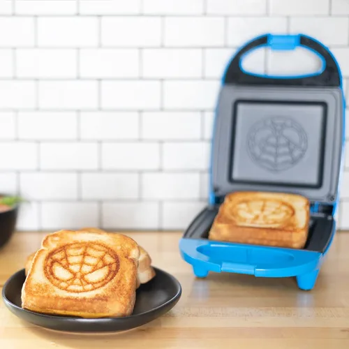 Miniatura 4 de Uncanny Brands Marvel Spider-Man Fabricante de Sándwiches Individual - Aparato de Cocina Marvel