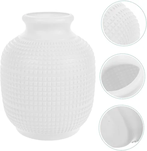 Miniatura 3 de Vaguelly Juego de 4 jarrones de plástico para flores, juego de jarrones modernos para decoración del hogar