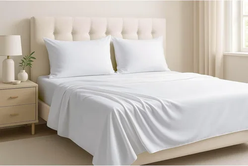 Miniatura 12 de Cottingon Juego de sábanas de 4 piezas extra profundas de 100 % algodón, ropa de cama suave y de lujo que se adapta a bolsillos extra profundos