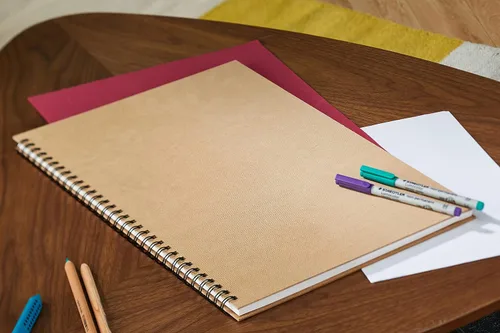 Miniatura 4 de Artway Enviro - Cuaderno de bocetos en espiral (reciclado), tamaño A3 (11.7 x 16.5 pulgadas), vertical, 6.00 oz/m², 105 libras, cuaderno de bocetos