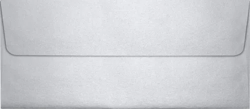 Miniatura 8 de LUXPaper Sobres comerciales #10 Despegar y prensar 4 1/8 pulgadas x 9 1/2 pulgadas aguamarina metálica Texto de 80 libras 50 unidades Azul