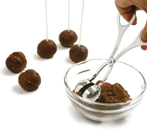 Miniatura 3 de Norpro 155 mini meatballer de acero inoxidable, Silver, Plateado