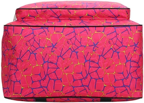 Miniatura 2 de Estuche de transporte para máquina de coser con asa, bolsa de nylon, estuche de transporte con acolchado y bolsillos con asas, adecuado para la Rojo