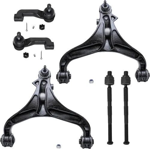 Miniatura 41 de Detroit Axle - Kit de brazos de control de extremo delantero 4WD para Ford 04-08 F-150, 06-08 Lincoln Mark LT, 4 extremos de barra de acoplamiento