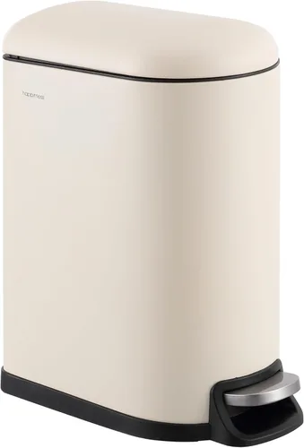 Miniatura 12 de happimess HPM1009C Roland Mini 2.6-Gallones Cesta de Basura con Pedal y Tapa de Cierre Suave, Moderna, Minimalista, Resistente a Huellas Dactilares