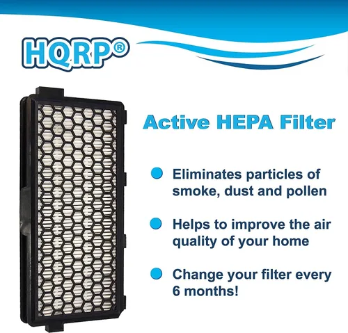 Miniatura 2 de HQRP Paquete de 4 filtros HEPA activos compatibles con Miele S4002 S4210 S4212 S4282 S4580 S4582 S4780 Antares Capella Carina Sirius Manhattan Orion