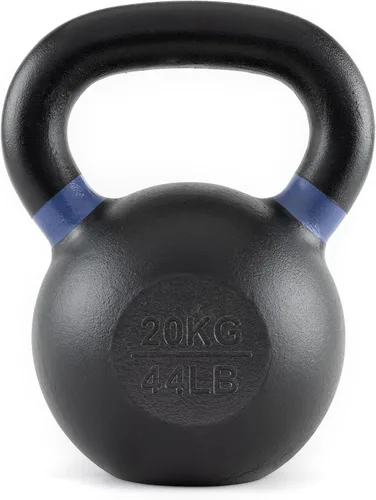 Miniatura 12 de Rage Fitness Single Cast Iron Kettlebell Powder Coated - Wide Handle Weights for Core & Glute Workouts; Swings, Squats, Deadlifts; Strength
