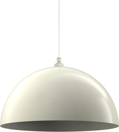 Miniatura 10 de Steel Lighting Co. Melrose - Lámpara colgante Montada en el techo Cúpula redonda de 18 pulgadas Estilo moderno y contemporáneo de granja Crema